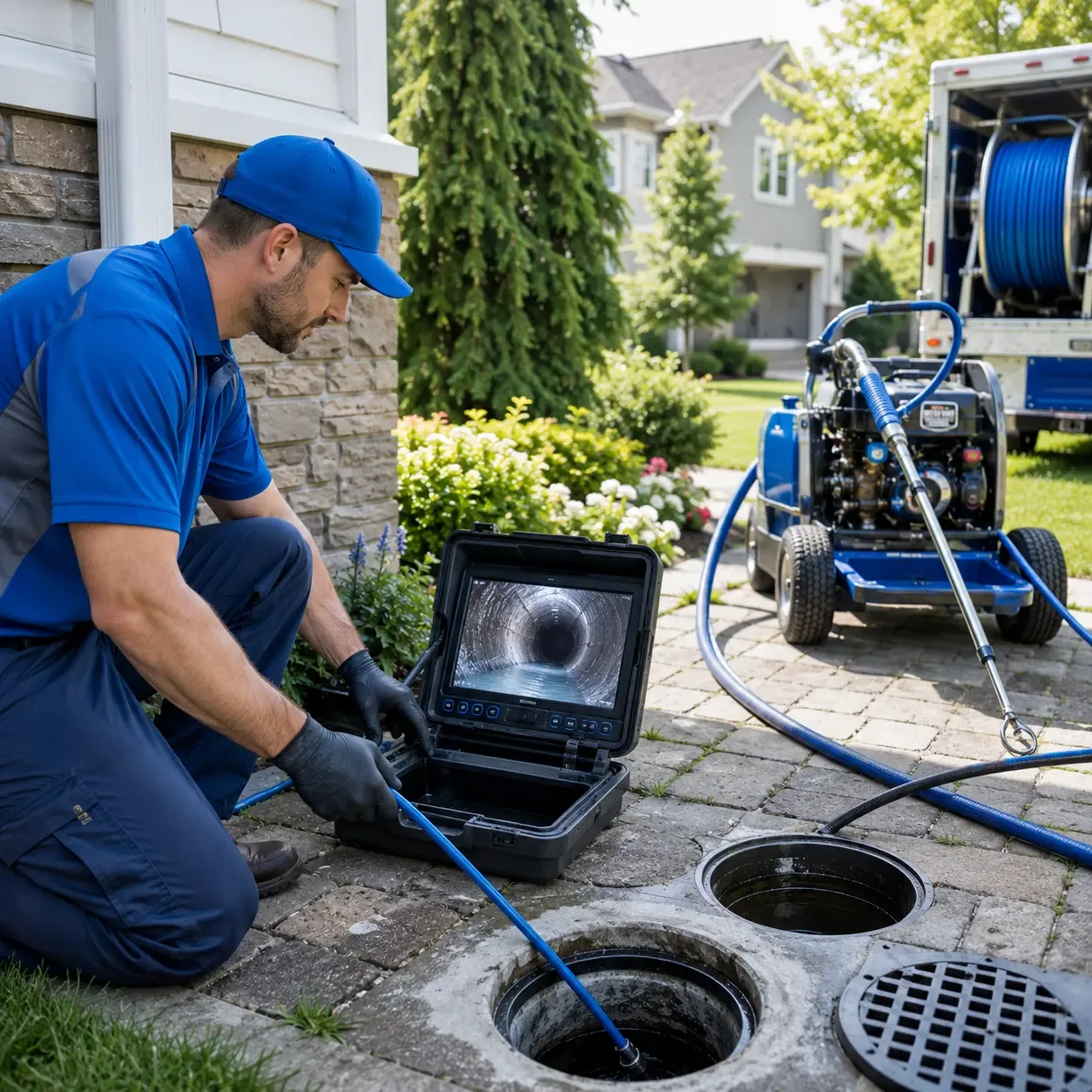 Outdoor drain cleaning professionals serving Astoria, IL